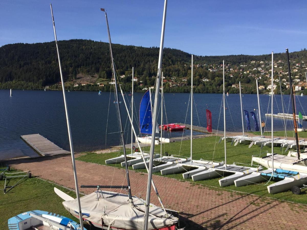 Chalet Le Flocon Bleu - Mauselaine Avec Vue Sur Le Lac De Gerardmer Exterior photo